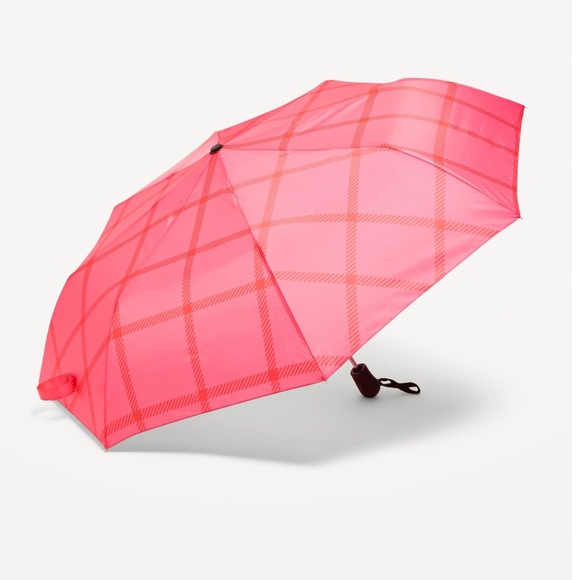 NWT OLD NAVY Upper Canada Soap© Compact Automatic Umbrella Color: Pink A Boo - Picture 1 of 1